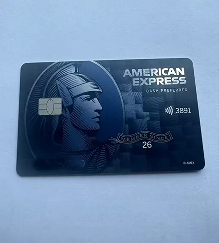 ITIN申请运通Blue Cash Preferred信用卡5000额度APP后台截图 Amex蓝现金优选信用卡APP账户界面,获批5000美元信用额度账单页面